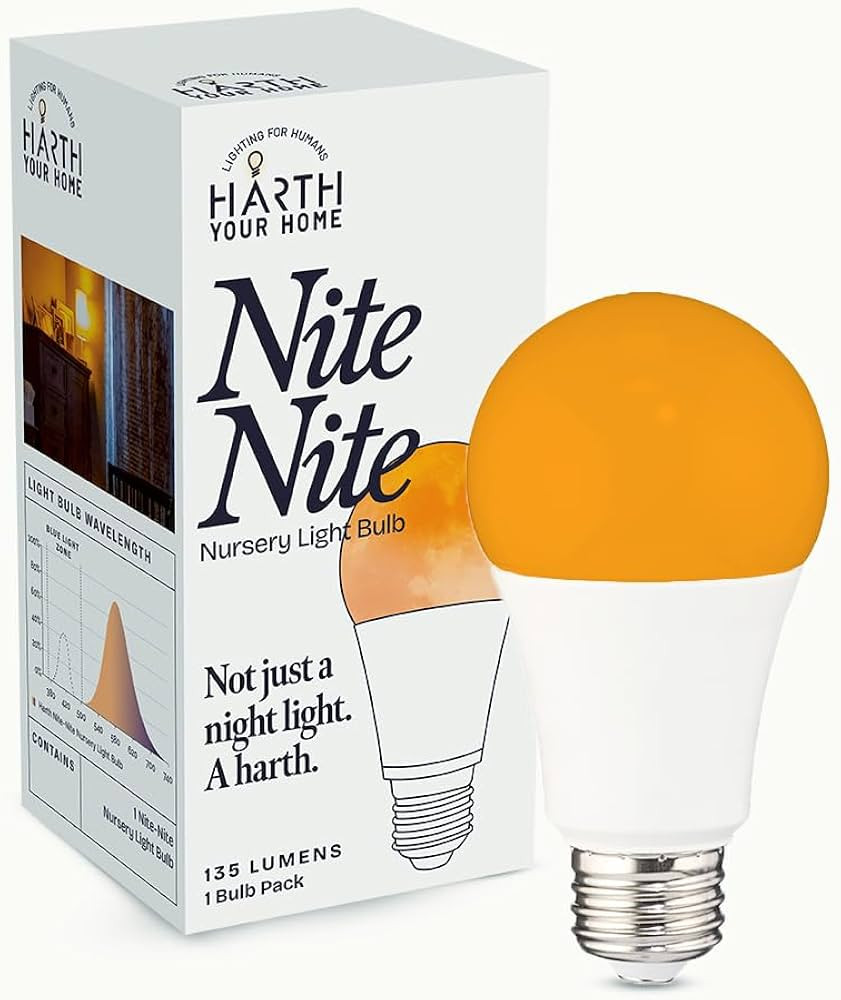 Amber Light Bulbs for Sleep I 1800K Warm Light Bulbs for Bedside Lamp I 3.5W E26 Led Bulb (60W Eq... | Amazon (US)