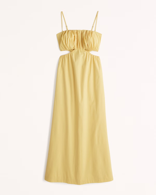 Women's Bubble Top Maxi Dress | Women's Dresses & Jumpsuits | Abercrombie.com | Abercrombie & Fitch (US)
