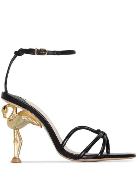 Flamingo heel 100mm sandals | Farfetch (UK)