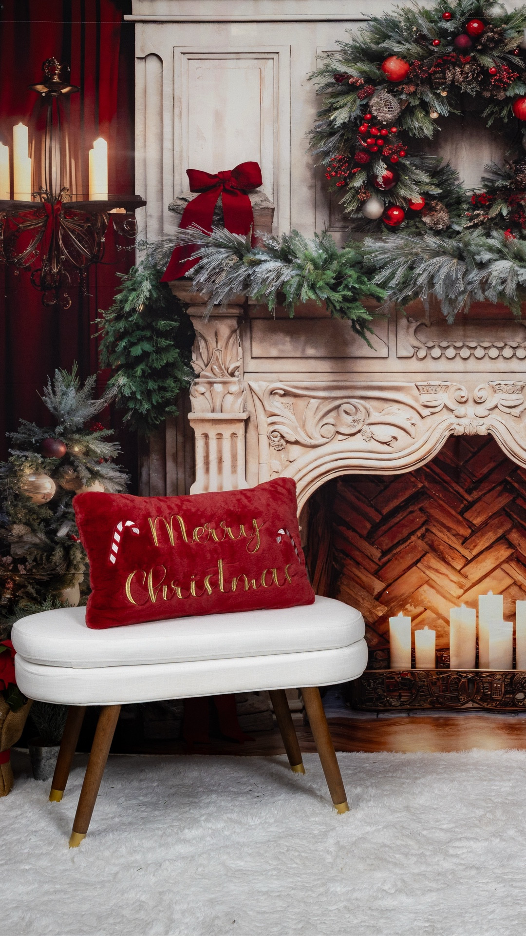 Ready for our holiday photos .

#LTKHome #LTKSeasonal #LTKHoliday