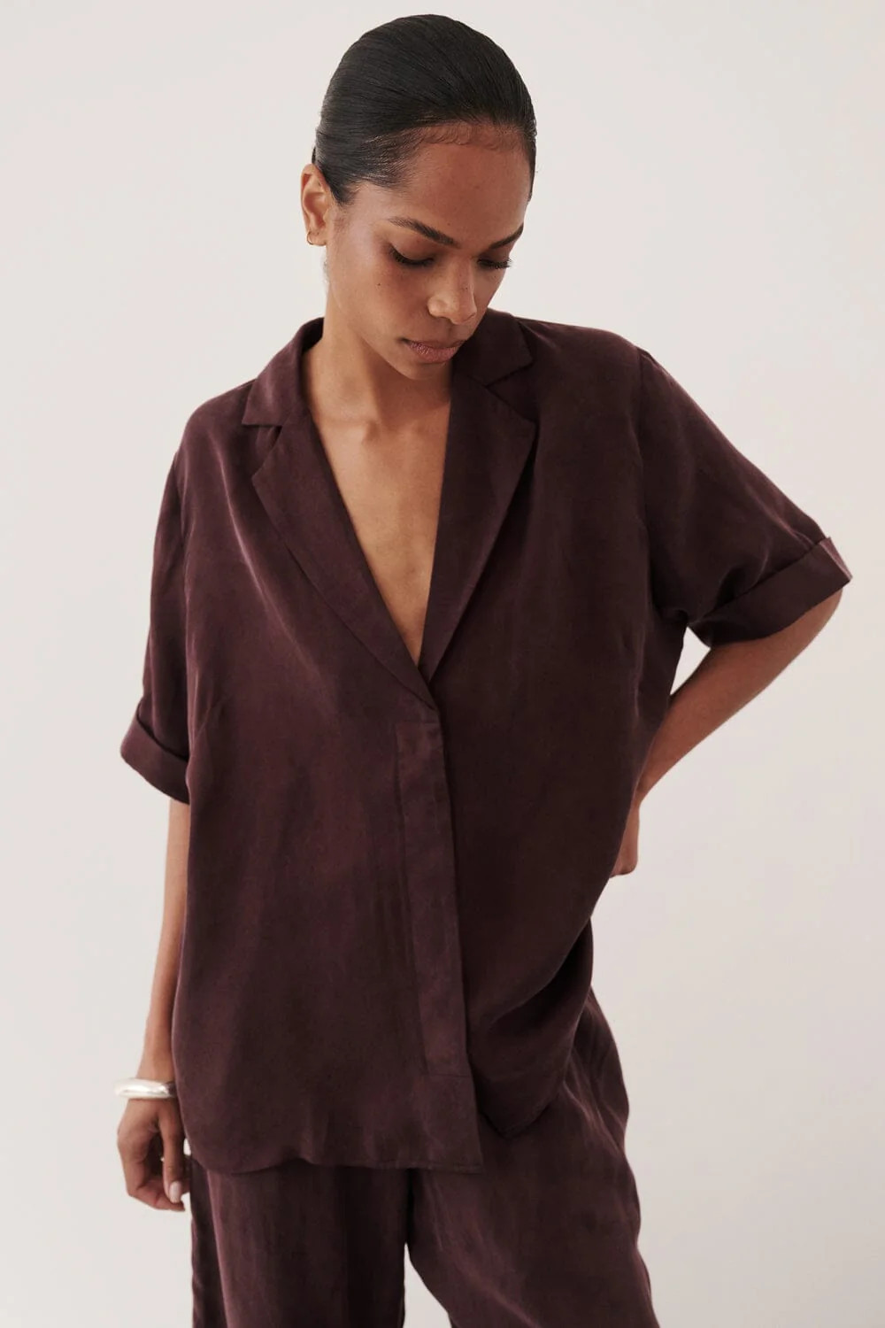 LIAM CURRANT CUPRO SHIRT | DISSH