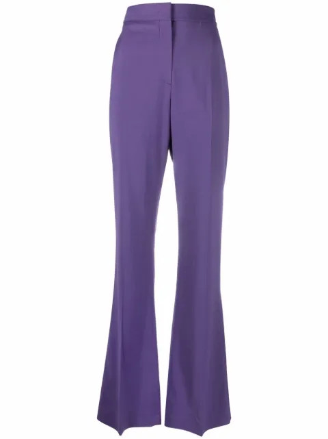 straight-leg high-waisted trousers | Farfetch (AU)