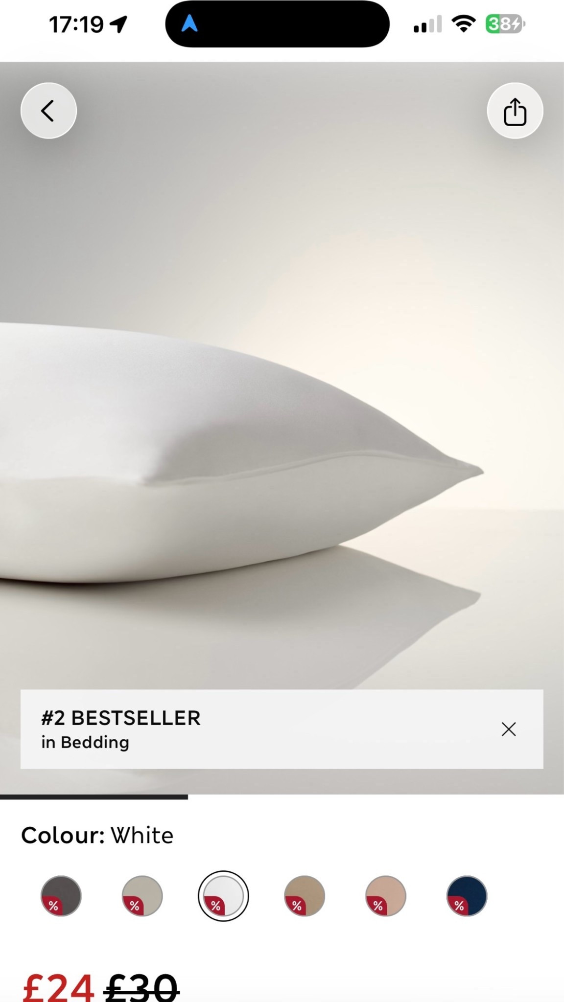 Mulberry silk pillow case for £24 (on offer) - perfect timing as needed a new one

#LTKuk #LTKhome