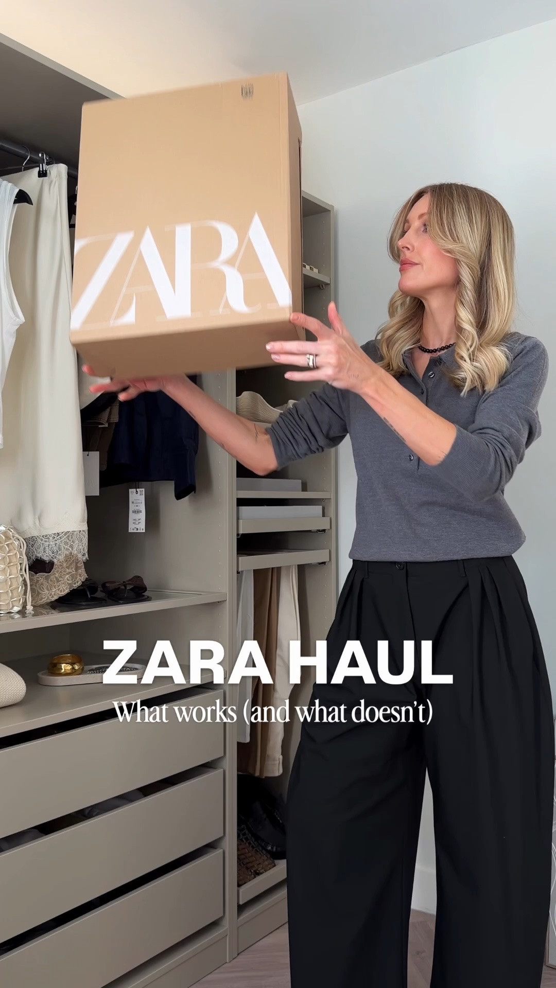 Zara try on haul + styling what actually works

Zara outfits styled with elevated basics: nylon jacket, leather bomber, cargo trousers, linen set, slip skirt.

Sizing:
Zara lace trim mini dress (size M)
Zara barrel leg trousers size S
Zara lace trim satin skirt (size S) + layered tank top (size M)
Zara cargo trousers (UK 8, come up large) + tank top (size M)
Zara linen trousers (size M, size S would also work)
Zara linen shirt (size L, sized up)

Featuring:
Arket nylon jacket + leather funnel neck bomber
Massimo Dutti slim thong sandals
Taylor Morris 90s sunglasses

Zara outfit | Zara haul | Zara outfits | Zara spring summer 2026 | Zara dress | Zara cargo trousers | Zara jacket | spring outfit ideas | minimal outfits | capsule wardrobe | Zara new in | Zara styling | what to wear Zara