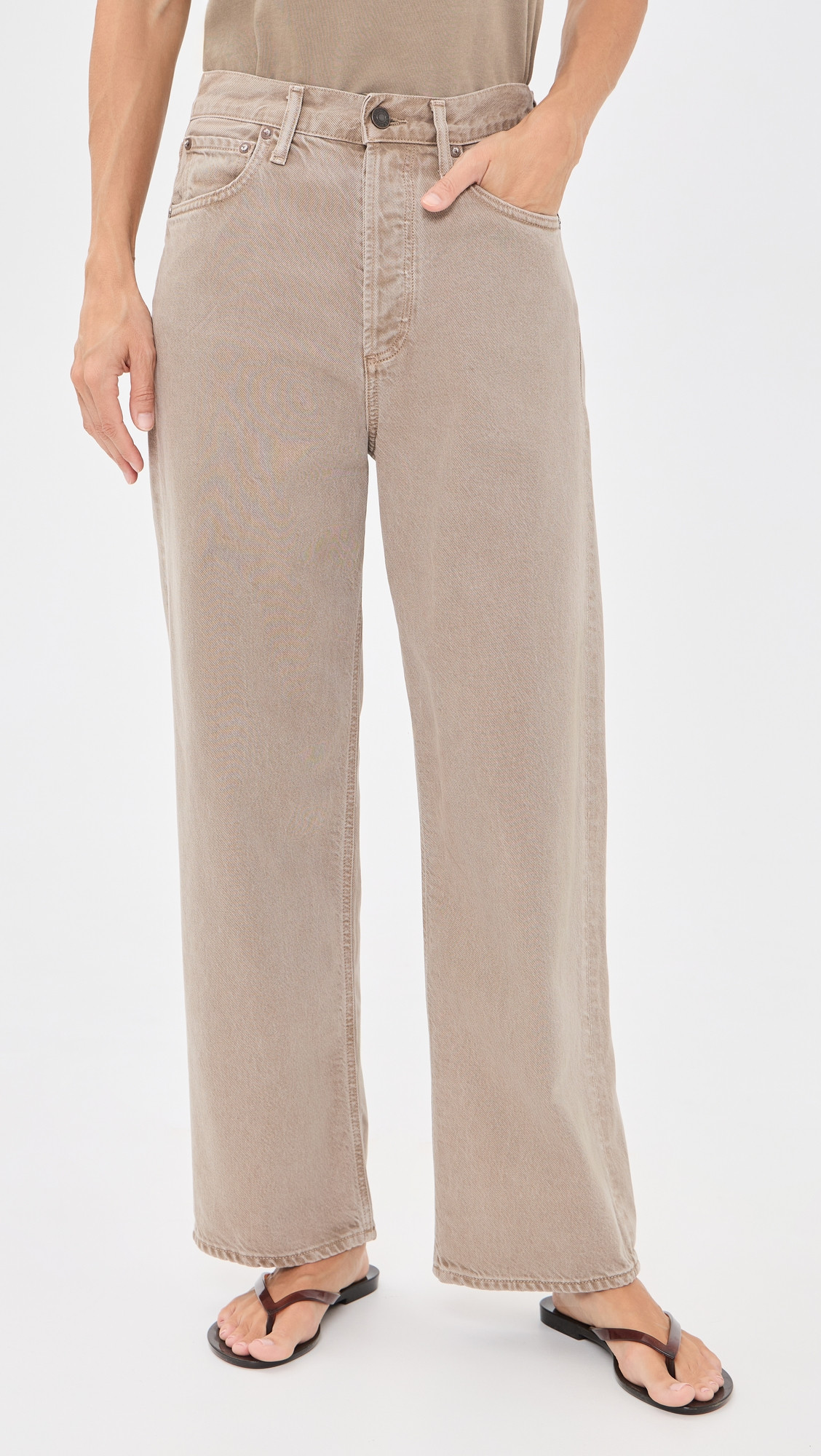 AGOLDE Ren High Rise Wide Leg Jeans Trail 34 | Shopbop