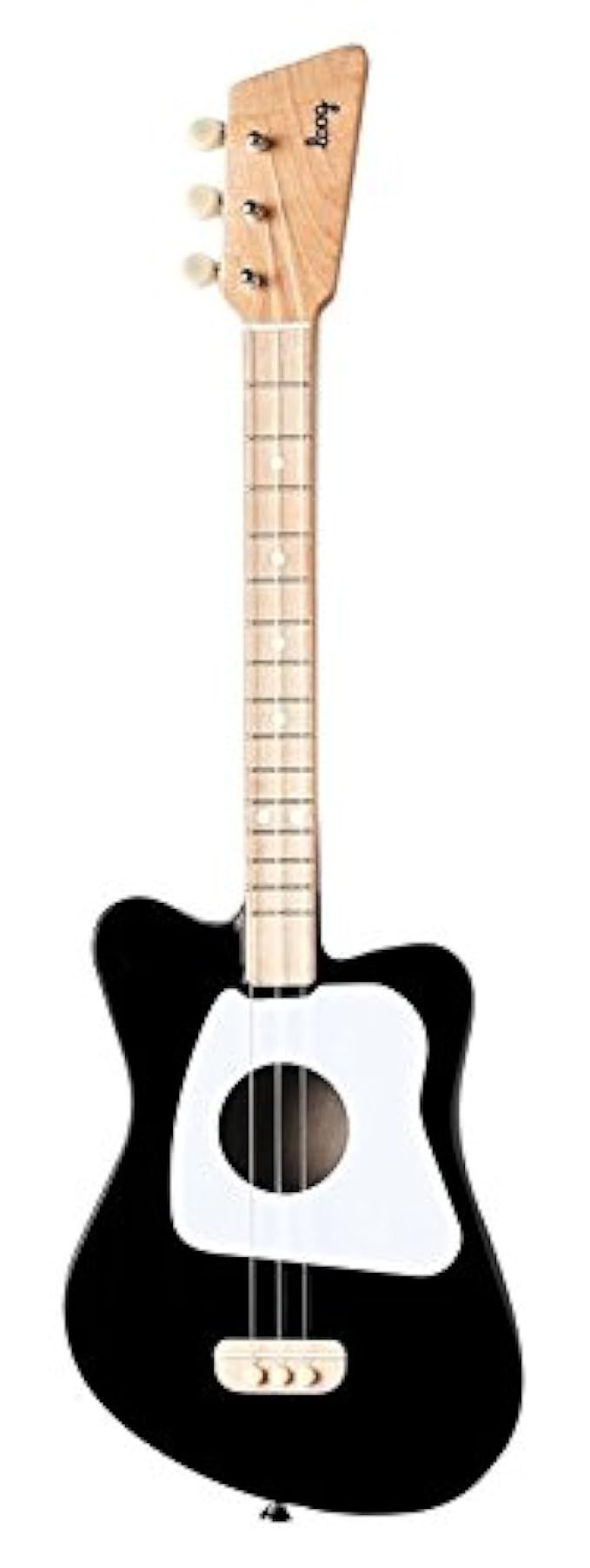 Loog Mini Acoustic Guitar 3-String Guitar, Black | Amazon (US)