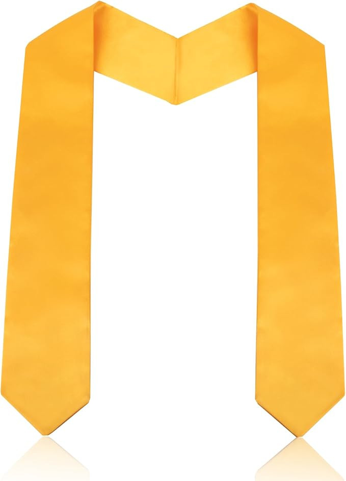 40" Unisex Preschool Kindergarten Plain Graduation Stole Graduation Sash | Amazon (US)