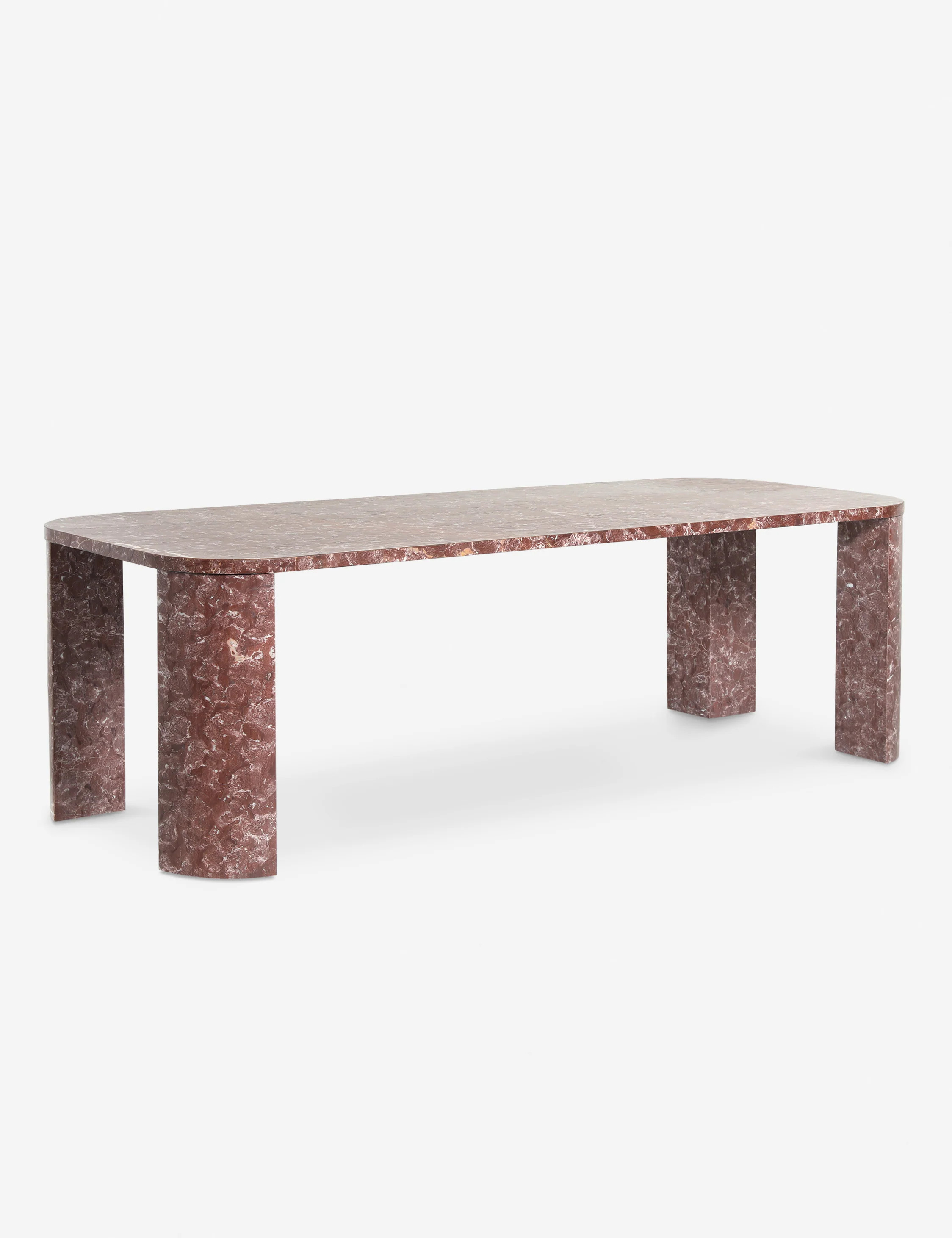 Ramoon Dining Table by Carly Cushnie, Rose Marble | Lulu and Georgia 