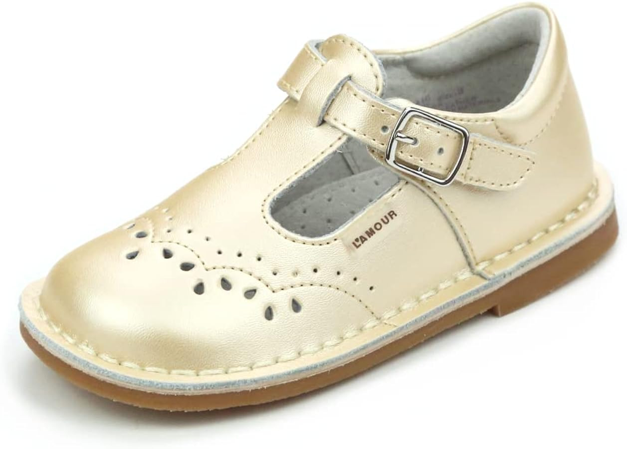 L'Amour Ruthie T-Strap | Girl's Mary Jane Flat (Toddler/Little Kid) | Amazon (US)
