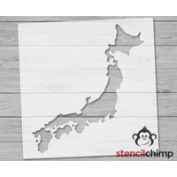 Stencil, Japan Silhouette Country World Map Stencil For Wood Sign, Travel Craft, Geography Lesson, Personalized Gift | Etsy (US)