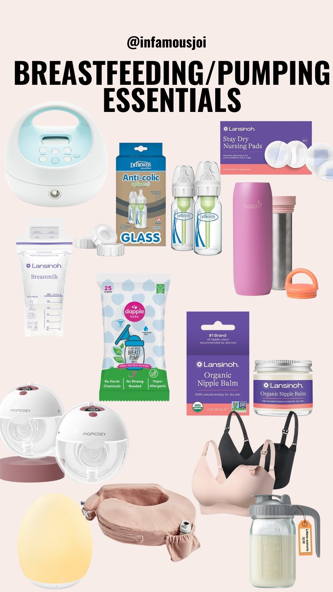 Breastfeeding + Pumping essentials for your baby registry  