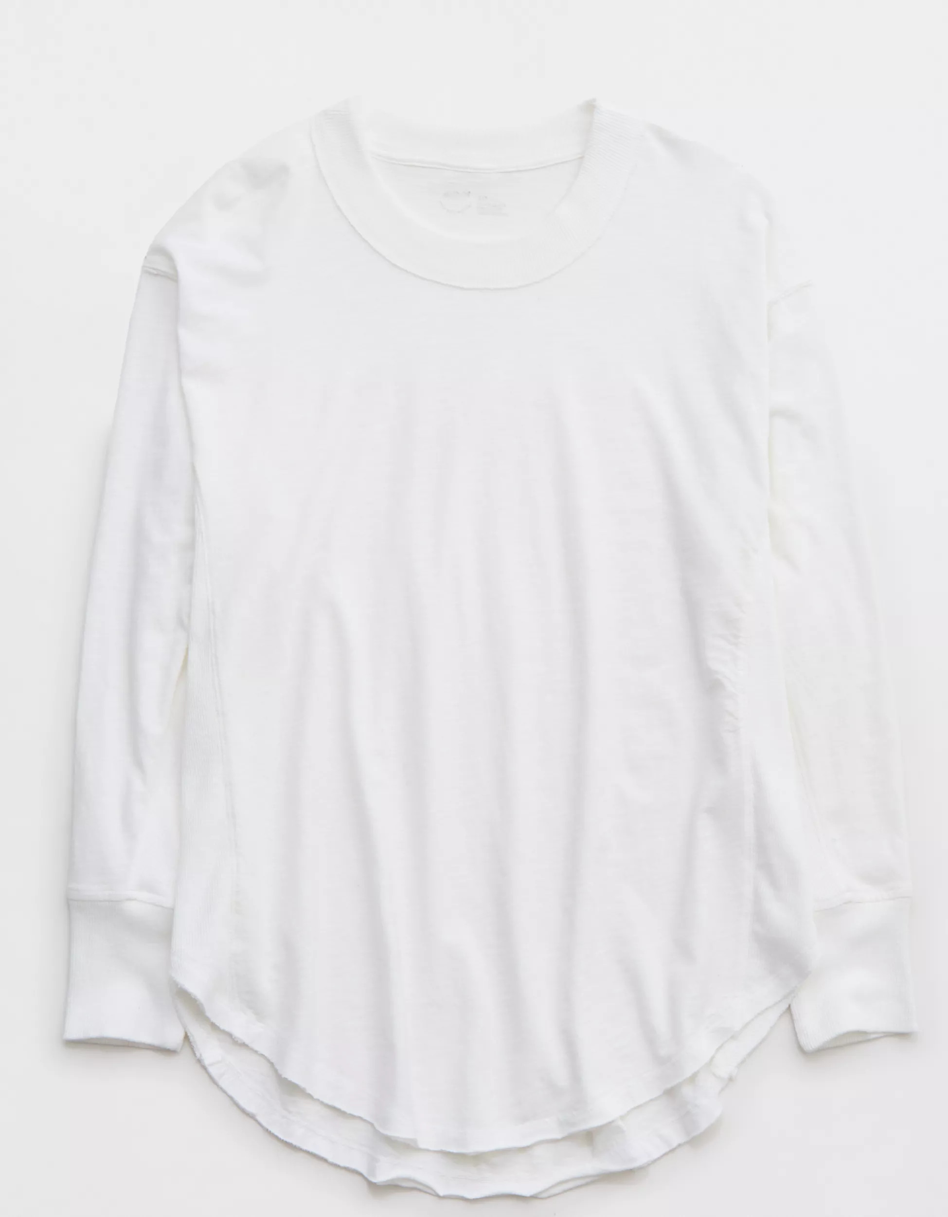Aerie Long Sleeve Oversized Boyfriend T-Shirt | Aerie