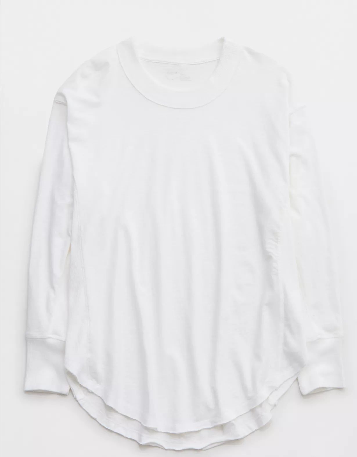 Aerie Long Sleeve Oversized Boyfriend T-Shirt | Aerie