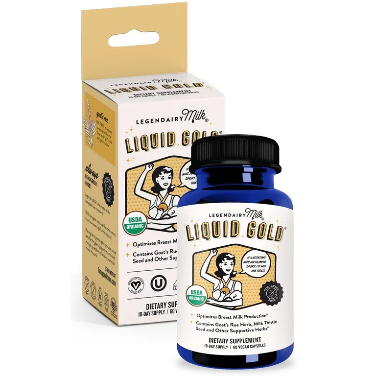 Legendairy Milk Liquid Gold, Lactation Supplement for Milk Production, 60 Count | Walmart (US)