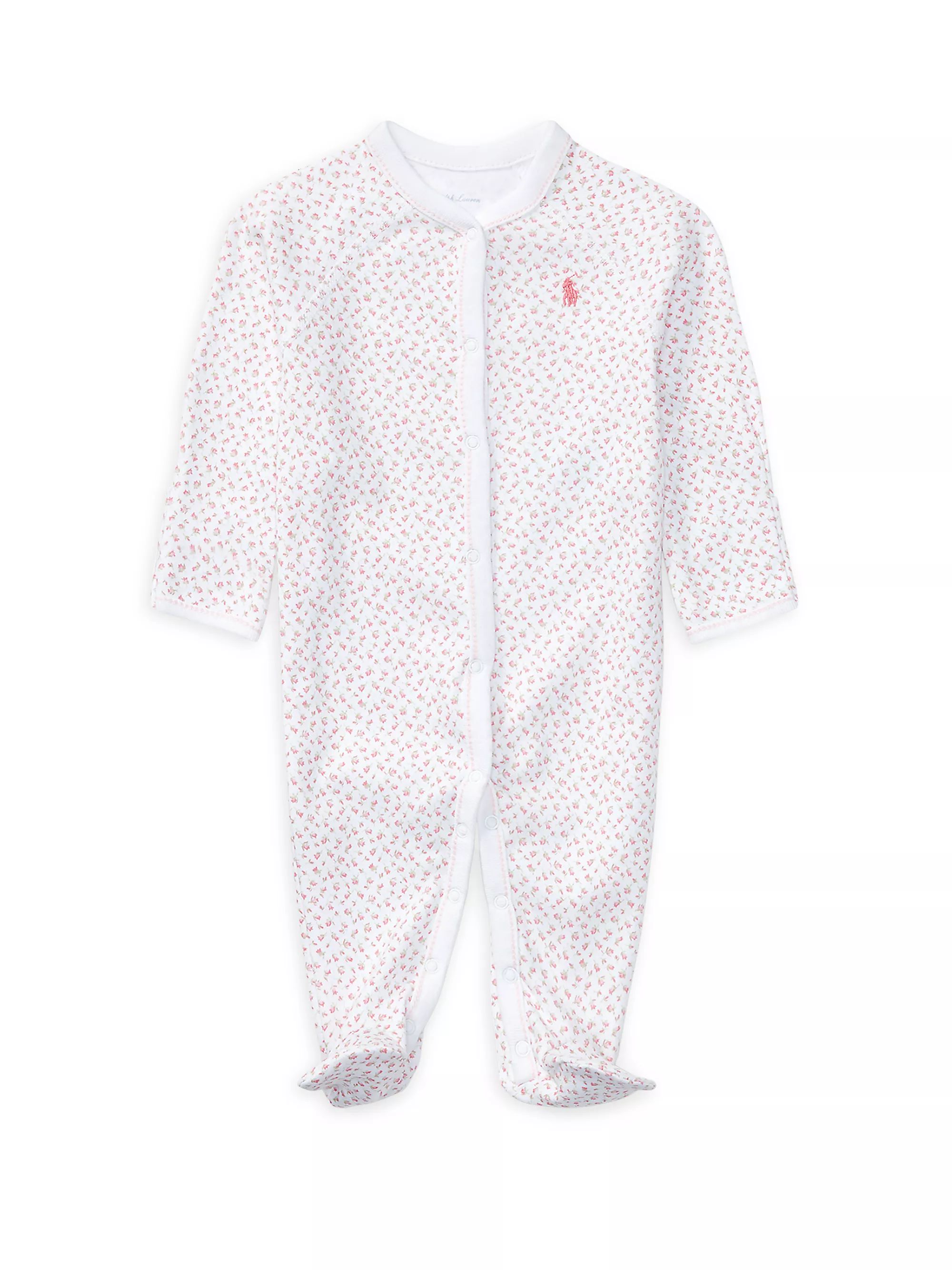 Baby Girl's Floral Cotton Footie | Saks Fifth Avenue