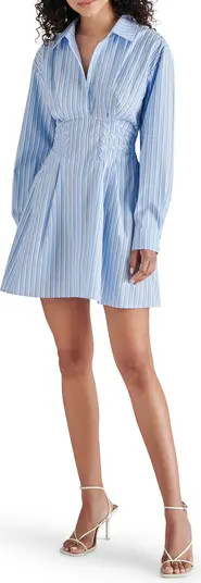 Steve Madden Aria Long Sleeve Mini Shirtdress | Nordstrom | Nordstrom