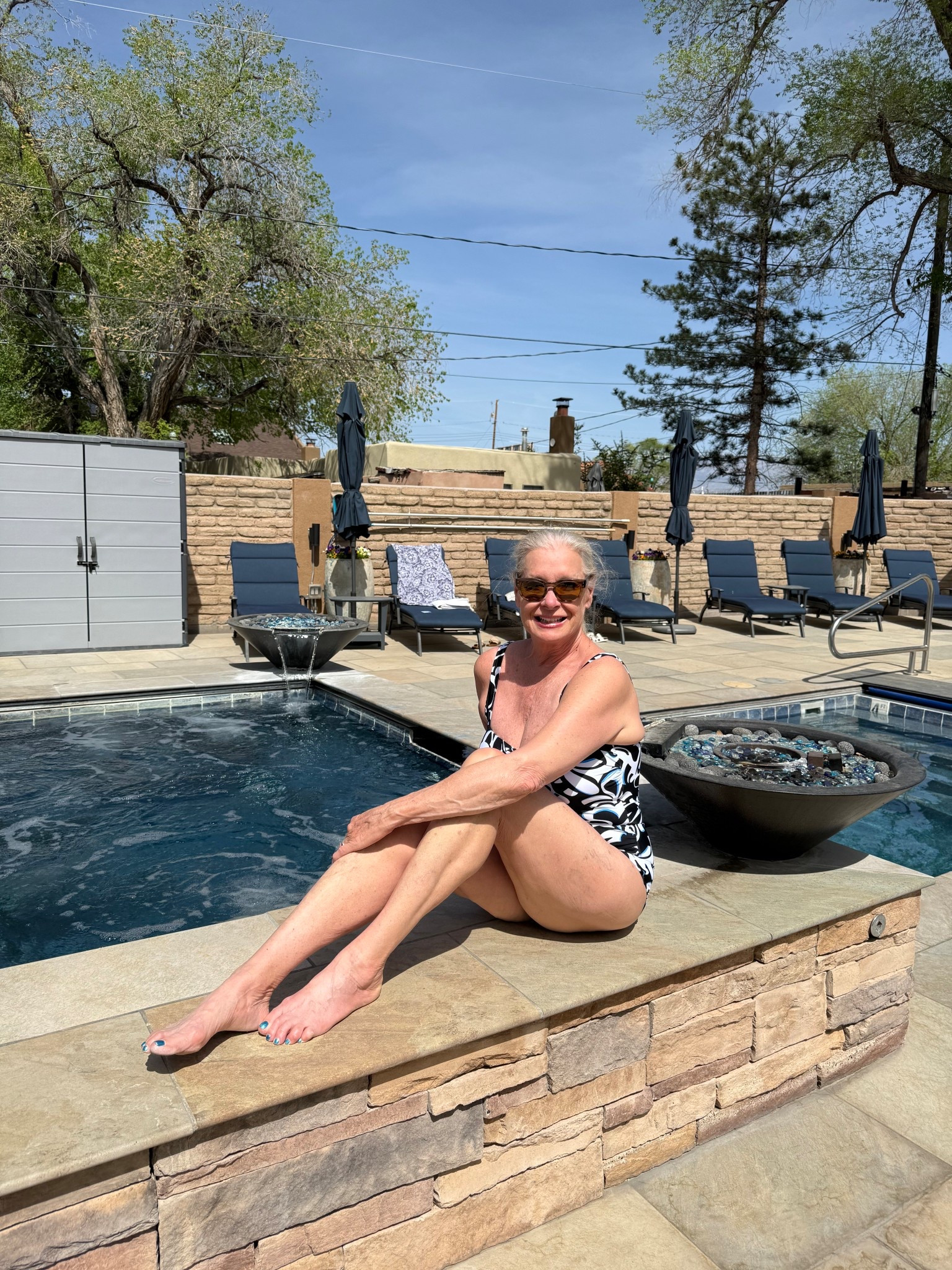 After a day exploring Albuquerque, this was my favorite kind of reset…

A quiet soak in the hot tub at Casa de Sueños Bed & Breakfast in a swimsuit from Soma that feels as good as it looks.

Because at this stage of life, comfort is a luxury.



#LTKMidsize #LTKSeasonal #LTKOver40