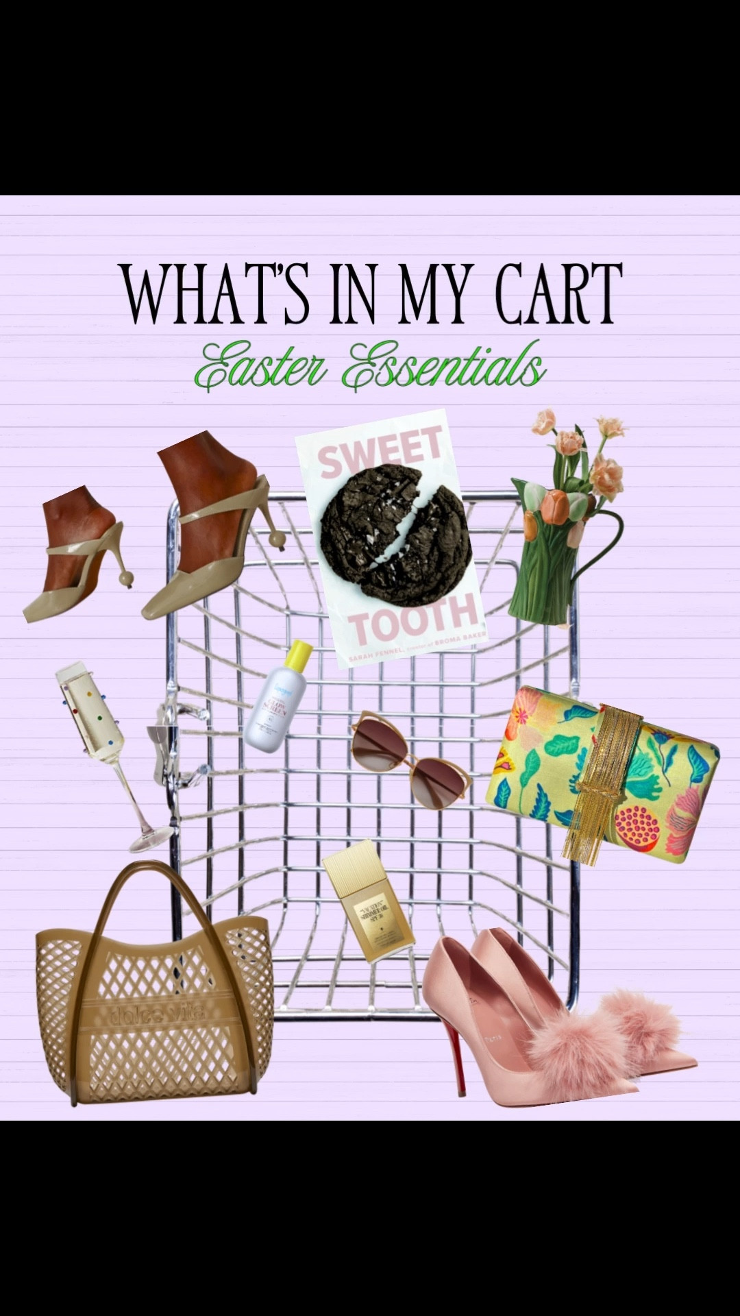 What’s In My Cart This Week?

👠 Pumps w/ Poms
💐 Ceramic Flower Drink Pitcher 
🍪 Dessert Cookbook (Sweet Tooth)
🥂Champagne Flutes
☀️ Tinted Glow Sunscreen 


#Spring #Home #Handbags #SkinCare ￼

#LTKselfcare #LTKFestival #LTKTravel