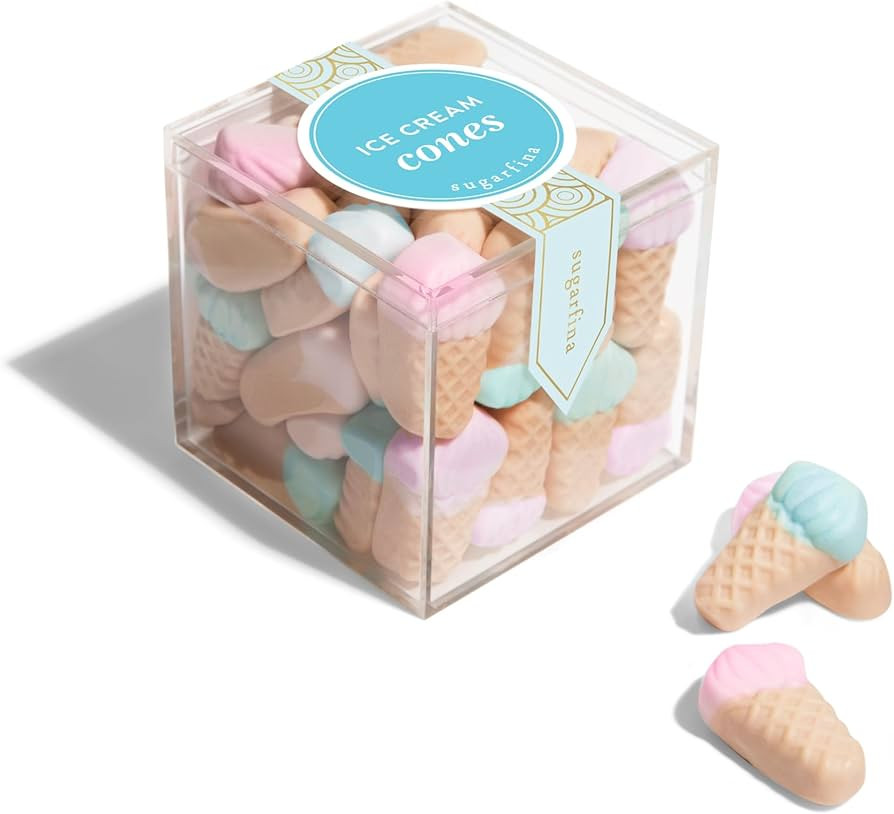 Amazon.com : Sugarfina Ice Cream Cones Small Candy Cube Gummies, 3.1oz, 1 Count : Grocery & Gourm... | Amazon (US)