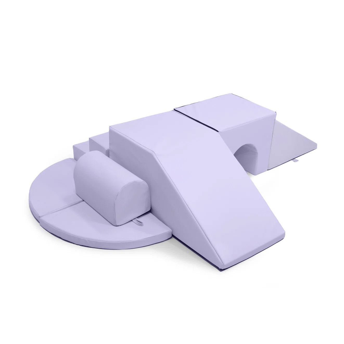 Adventure 7 Piece Playroom Play Set in Lavender Colored Enhanced Fabric | Wayfair North America