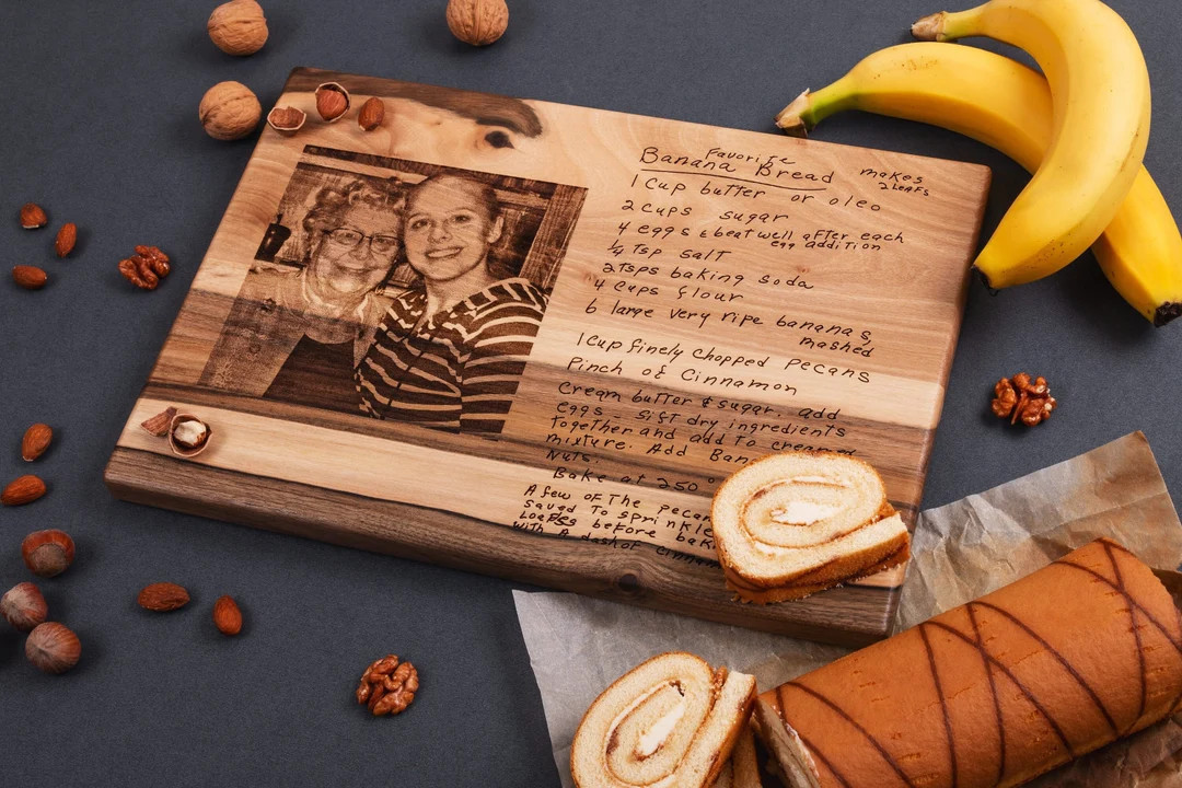 Recipe Cutting Board, Handwritten Recipe Cutting Board, Personalized Family Recipe Cutting Board,... | Etsy (US)