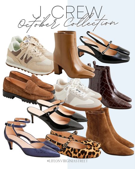 J. Crew’s October Collection is what wardrobe dreams are made of! Here’s some of my favorite shoes in the collection! From casual to dress shoes, they have it all!

Fall shoes, casual sneakers, leather booties, suede booties, dress shoes, work shoes, j crew shoes


#LTKSeasonal #LTKshoecrush #LTKstyletip