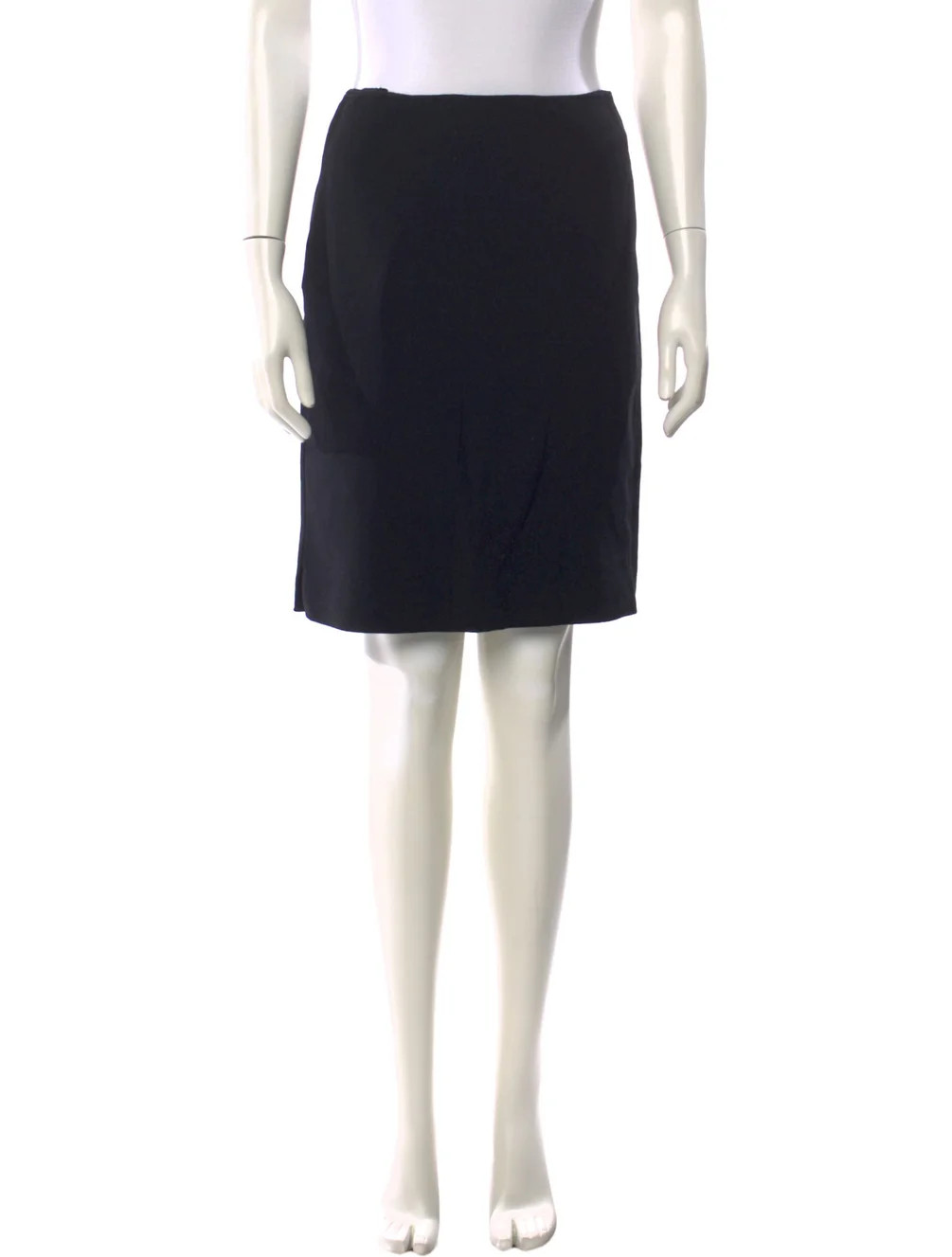 Prada Vintage Knee-Length Skirt - Black Skirts, Clothing - PRA1196333 | The RealReal | The RealReal