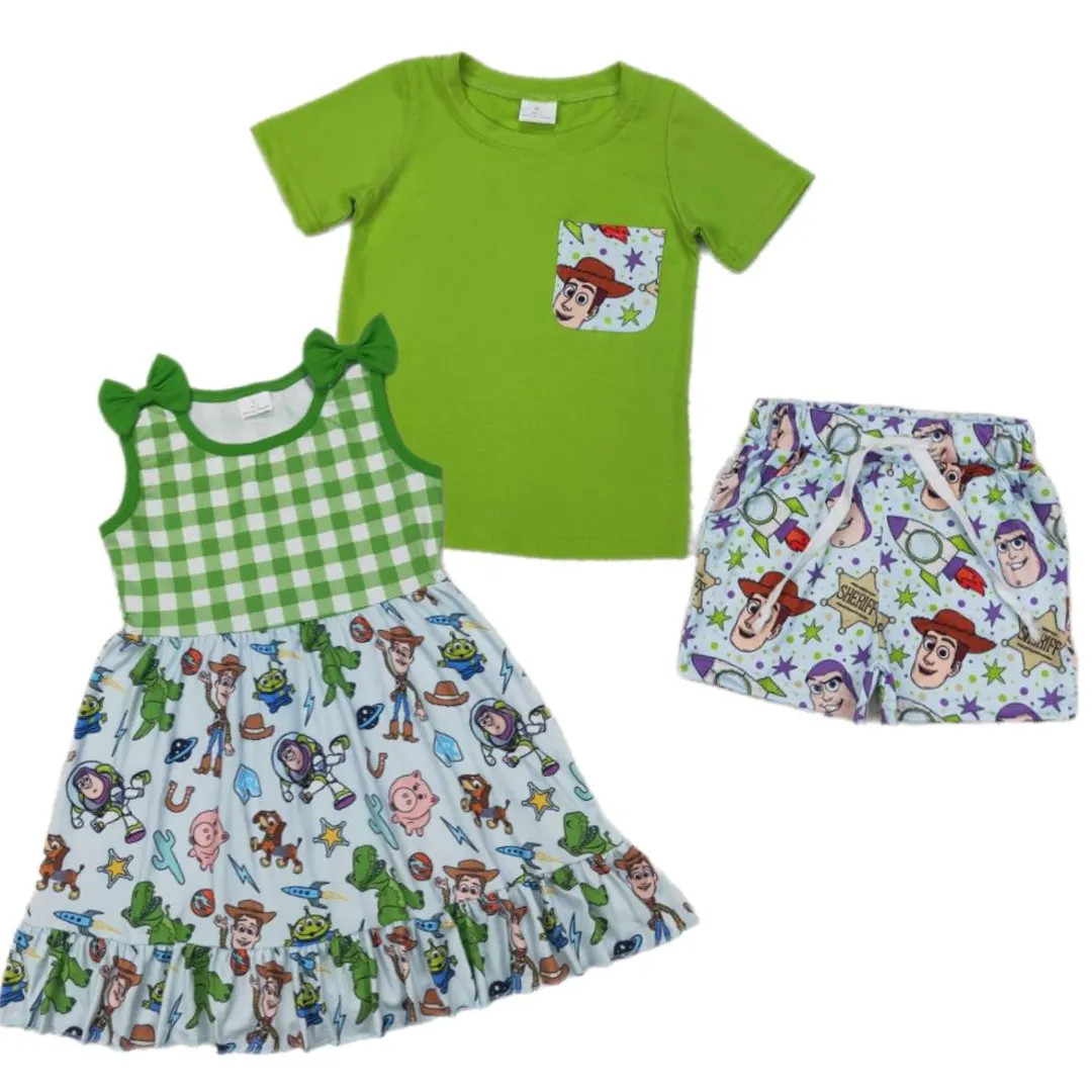 Toy Sibling Sets Dress and Shorts Summer Outfit PRE-ORDER - Etsy | Etsy (US)