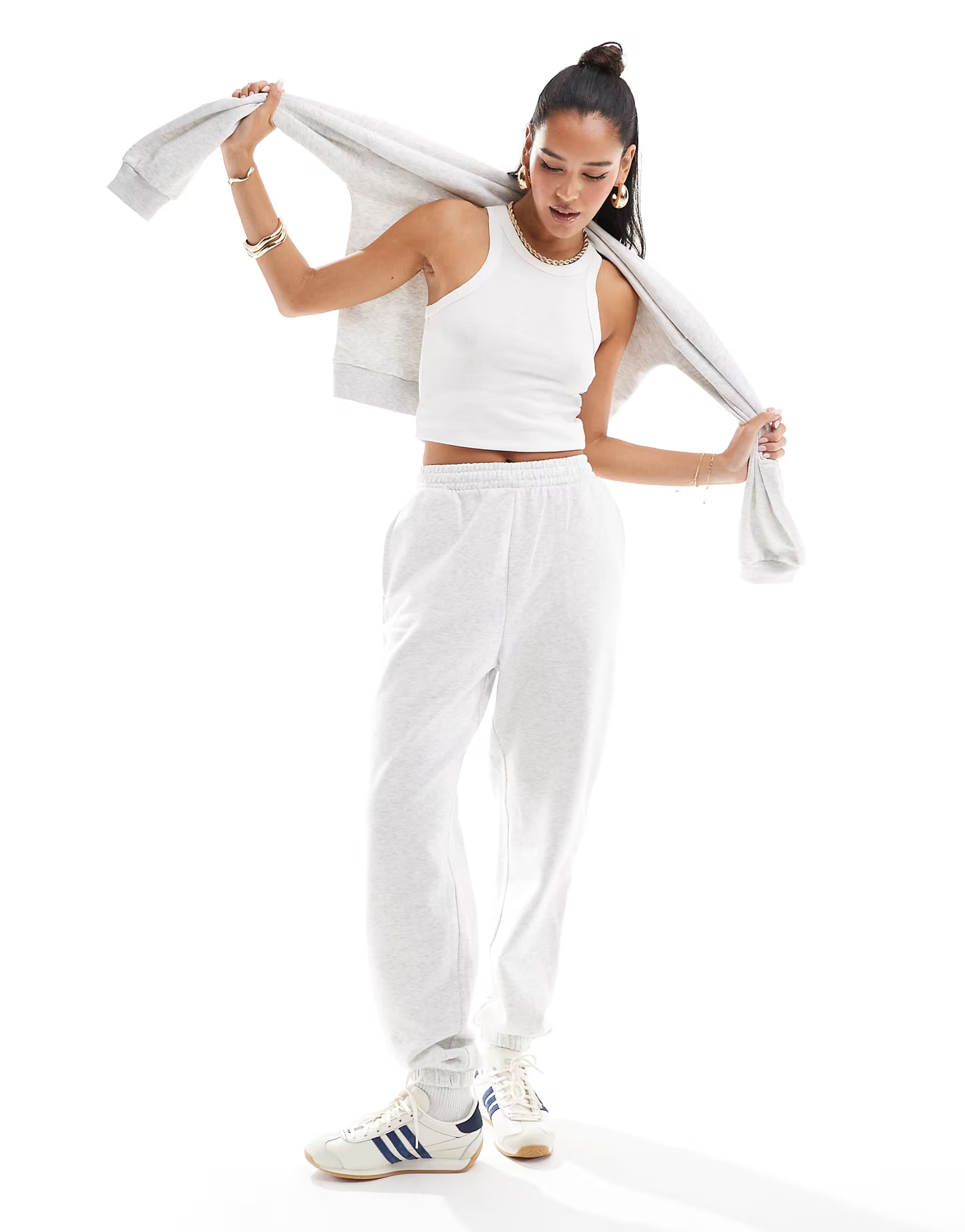 ASOS DESIGN ultimate jogger in ice marl | ASOS | ASOS (Global)