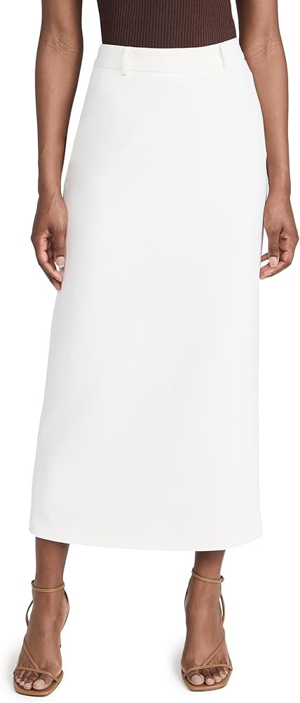Pixie Market Women's Nia White Maxi Skirt | Amazon (US)