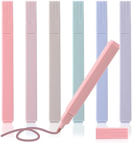 6Pack Bible Aesthetic Highlighters Assorted Colors With Soft Chisel Tip, Bible Highlighters and P... | Amazon (US)
