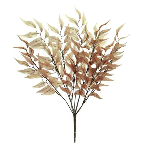 Brown Feather Leaf Bush, 20" | At Home