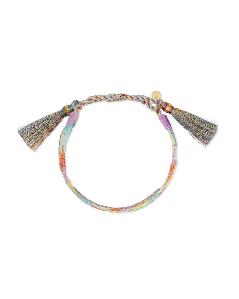 Optimist Gold Woven Friendship Bracelet in Pastel Mix | Kendra Scott