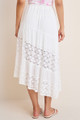Bridget Tiered Lace Midi Skirt | Francesca's