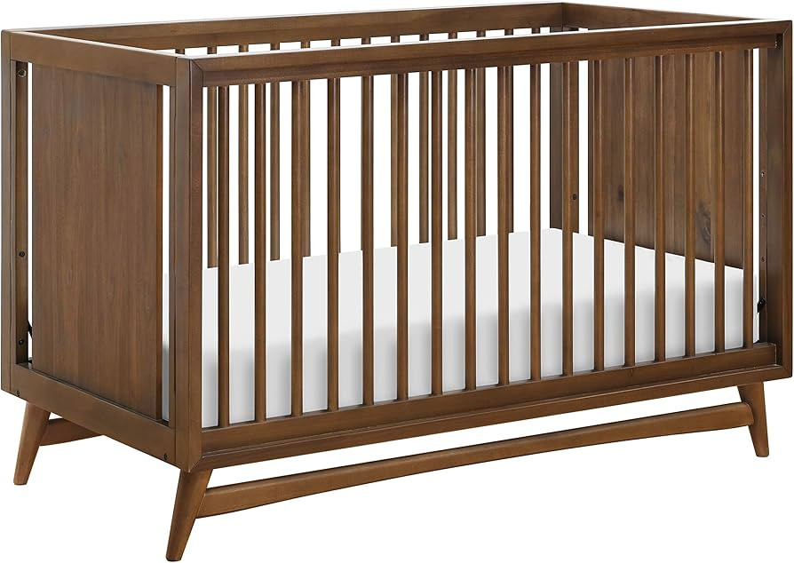 Babyletto Peggy 3-in-1 Convertible Crib with Toddler Bed Conversion Kit in Natural Walnut, Greeng... | Amazon (US)
