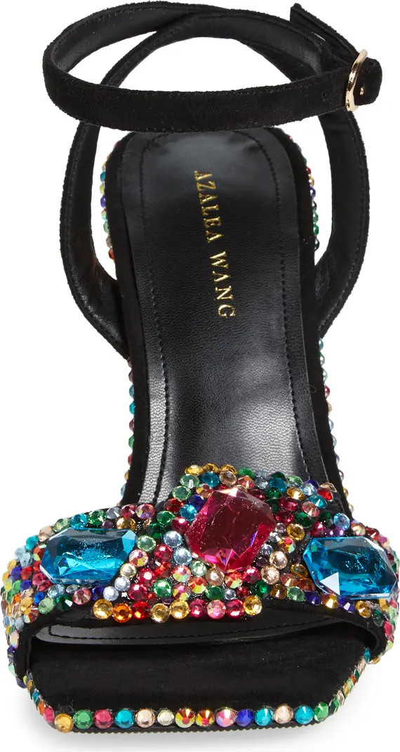 AZALEA WANG Discoball Ankle Strap Sandal (Women) | Nordstrom | Nordstrom