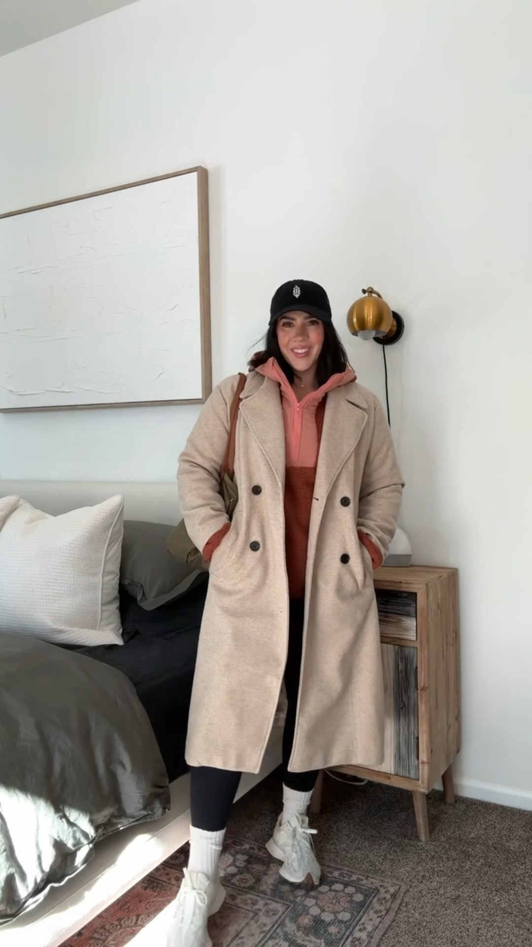 Cozy elevated mom outfit with leggings! This is a go to style for me, love this look! 

Sherpa is a XL
Jacket L

#LTKootd #LTKMidsize #LTKSeasonal