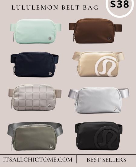 Lululemon belt bags are in stock in a lot of colors right now! 