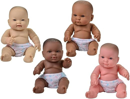 Constructive Playthings 10 Inch Huggable Multi-Cultural Baby Dolls, Multi-Ethnic Social Emotional... | Amazon (US)