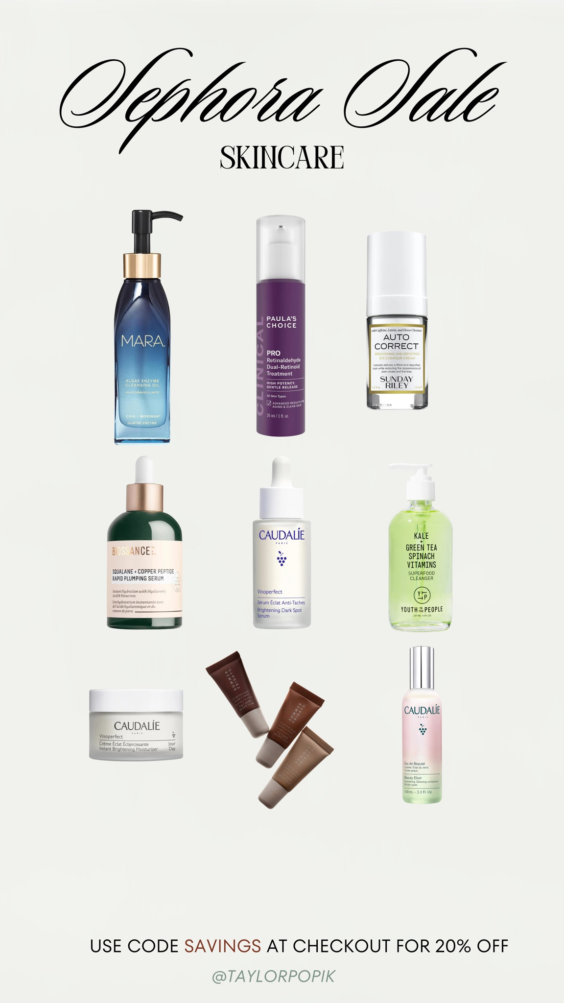 Sephora skincare favorites 

#LTKBeauty #LTKCyberWeek #LTKSaleAlert