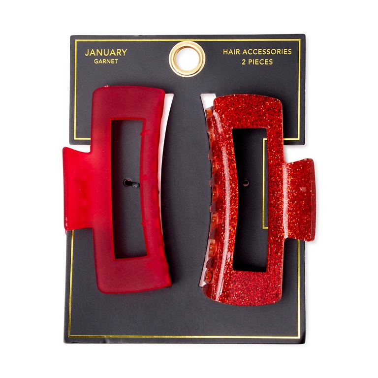 Birthstone Claw Clips, 2-Pack | Walmart (US)