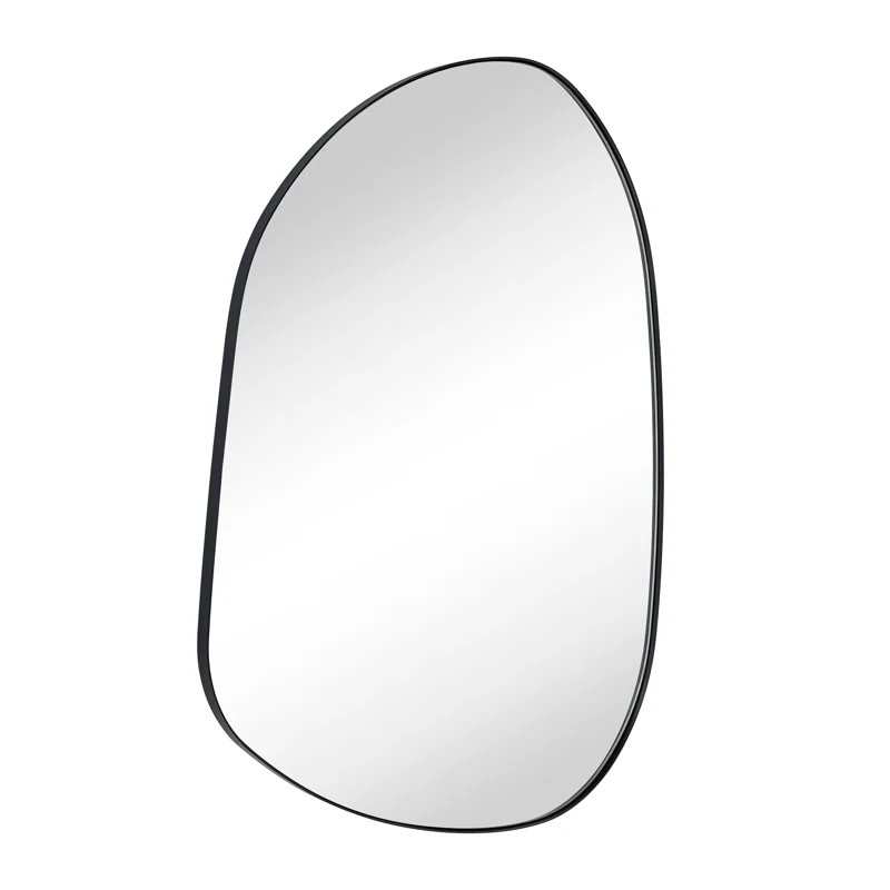 Bertlinde asymmetrical wall mirror irregular shaped mirror for living room, bathroom or entry | Wayfair North America