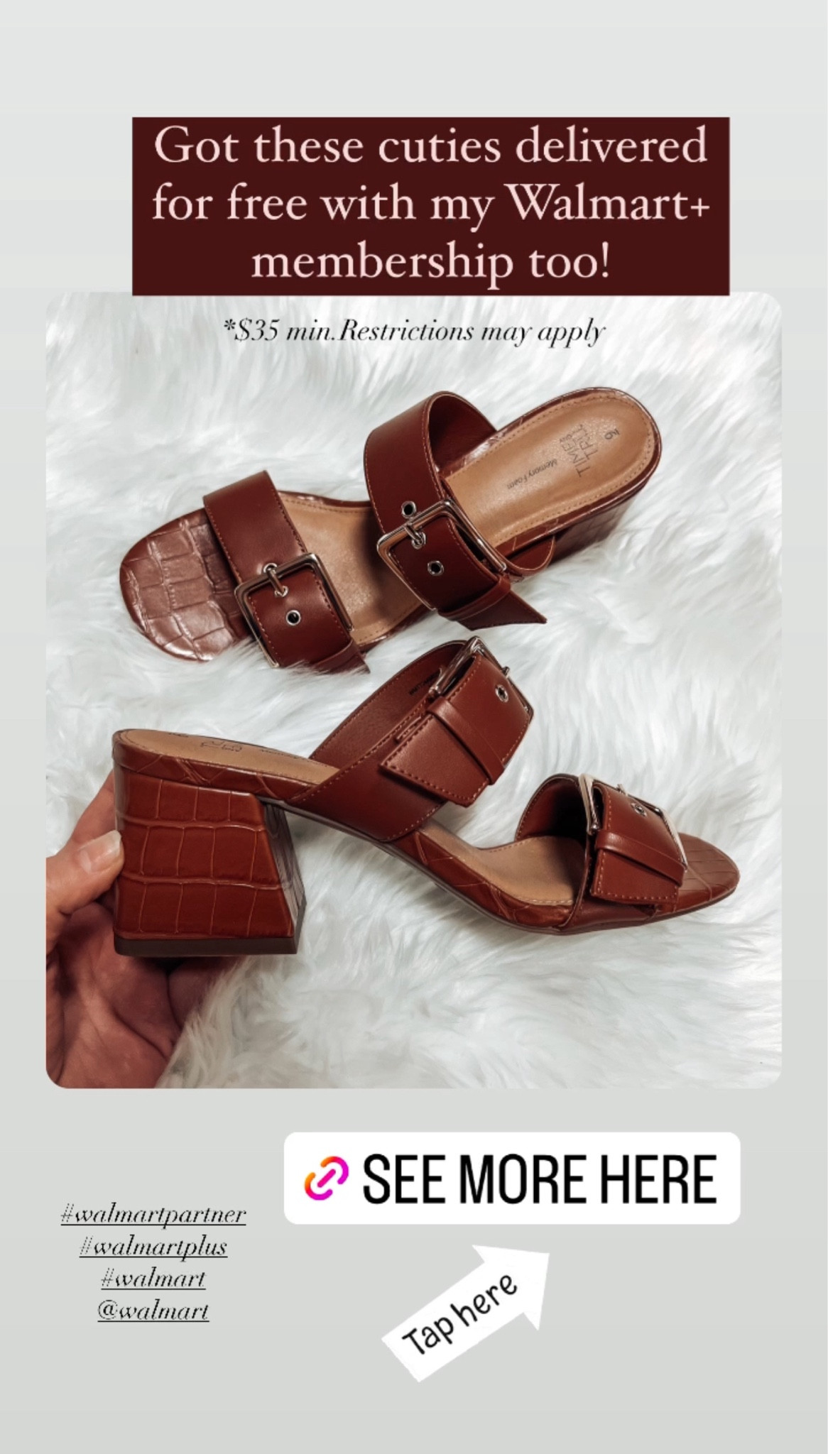 These are being worn on repeat! Walmart finds delivered to my door with Walmart+! These fit tts! #walmartpartner #walmartplus #walmart @walmart Walmart fashion Walmart shoes, spring heels, Walmart finds 

#LTKsalealert #LTKfindsunder50 #LTKshoecrush