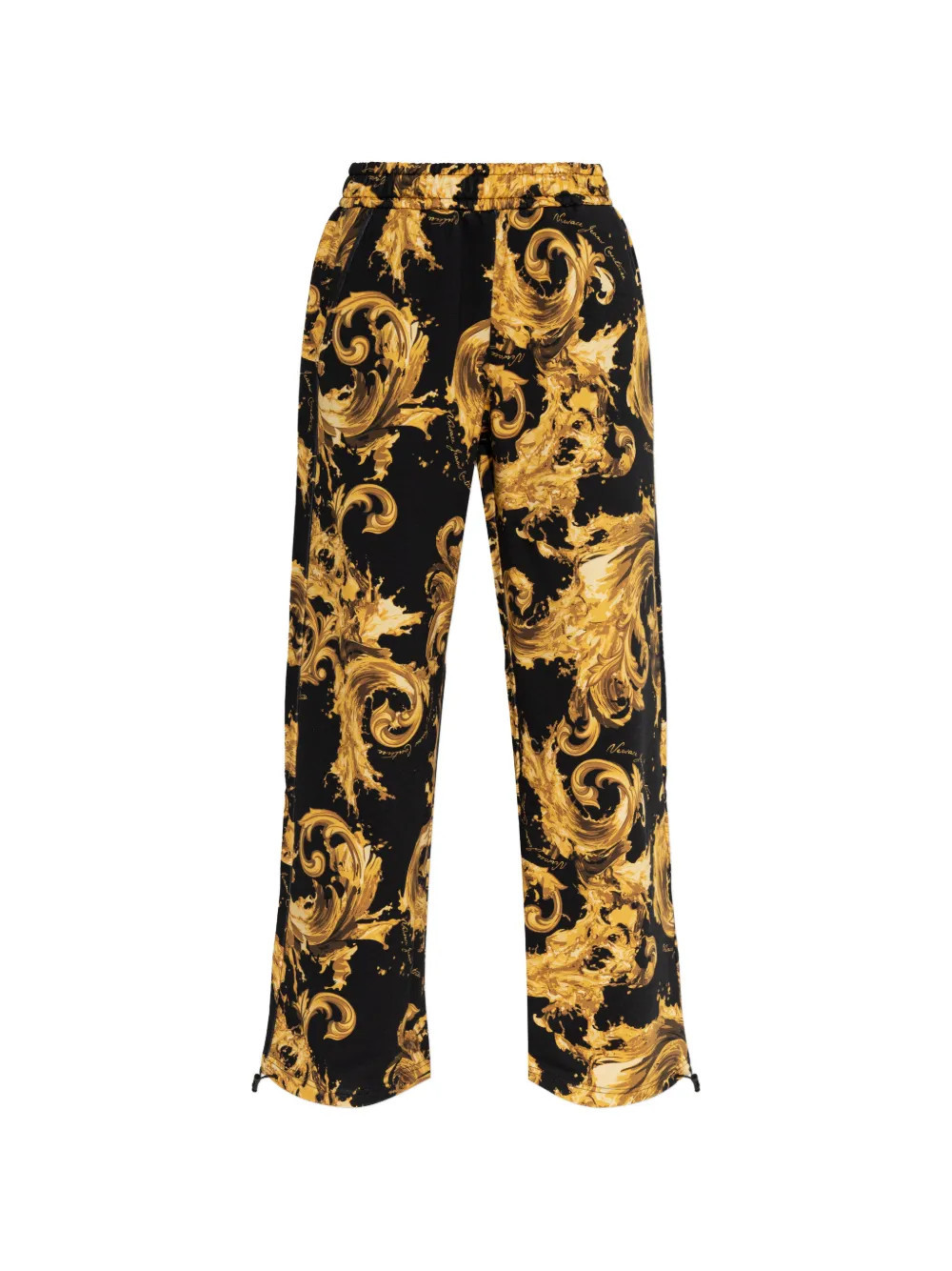 Versace Jeans Couture Barocco-print track pants - Black | Farfetch Global