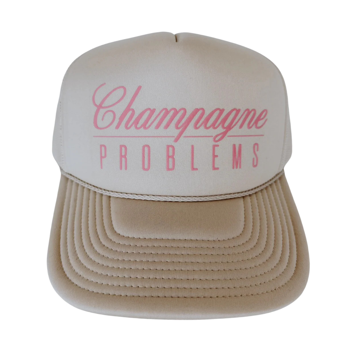 Champagne Problems Trucker Hat | Local Beach