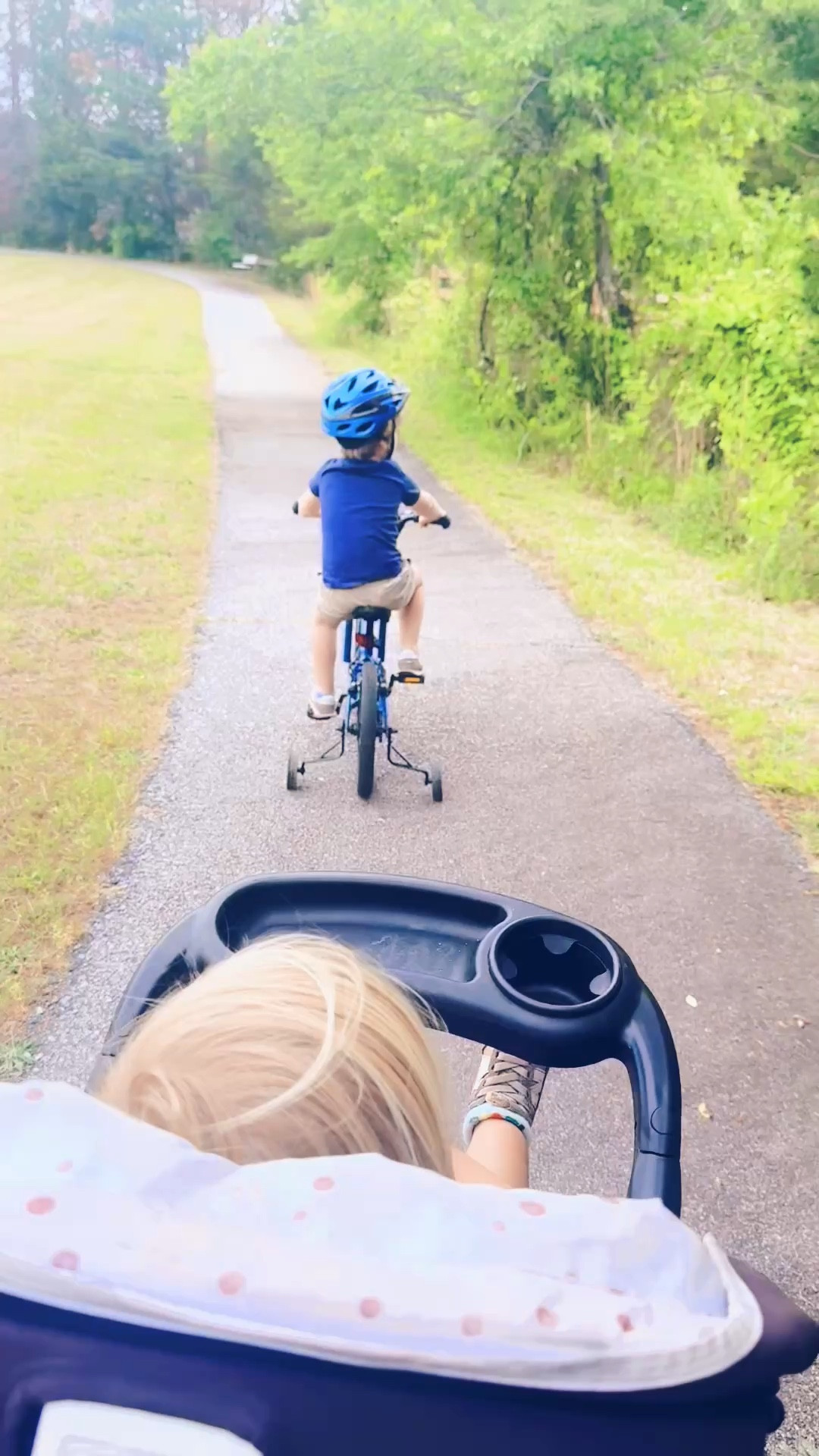 Just can’t believe this precious country track and park is right down the road from us… what a gift from the Lord!!! My littles love this sweet place - the biking/walking trail 🚲, the honeysuckles 🍯🌼, and getting to say hi 👋🏼 to the mule 🫏 and horsie 🐴 (& you can see the mountain ⛰️ that our house 🏡 is on right through the trees 🌳- just so special)!! 🫶🏽

#LTKdayinmylife #LTKKids
