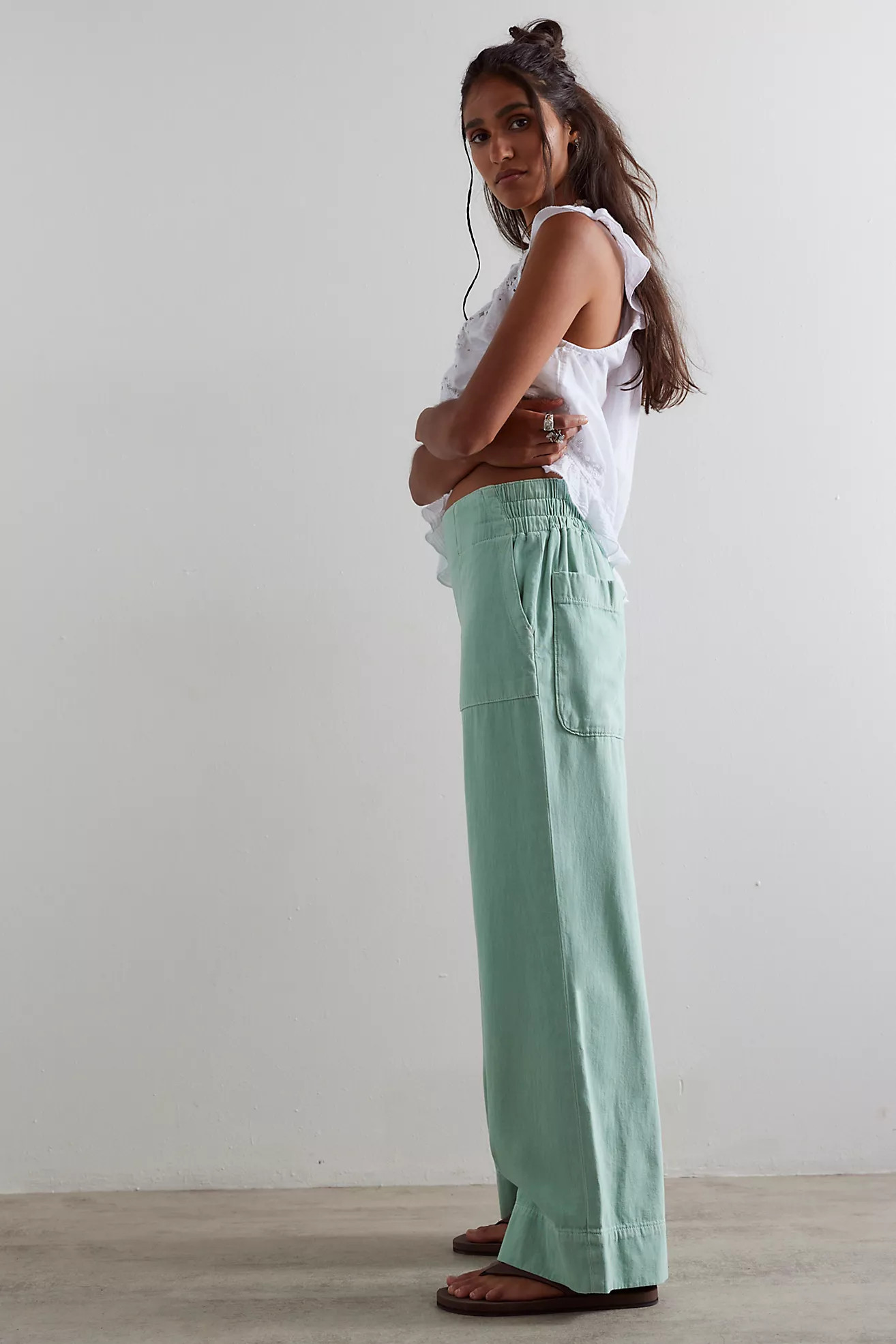 We The Free Breezy Denim Pull-On Jeans | Free People (Global - UK&FR Excluded)