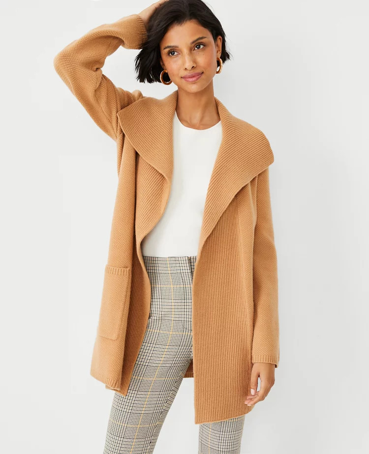 Seed Stitch Coatigan | Ann Taylor (US)