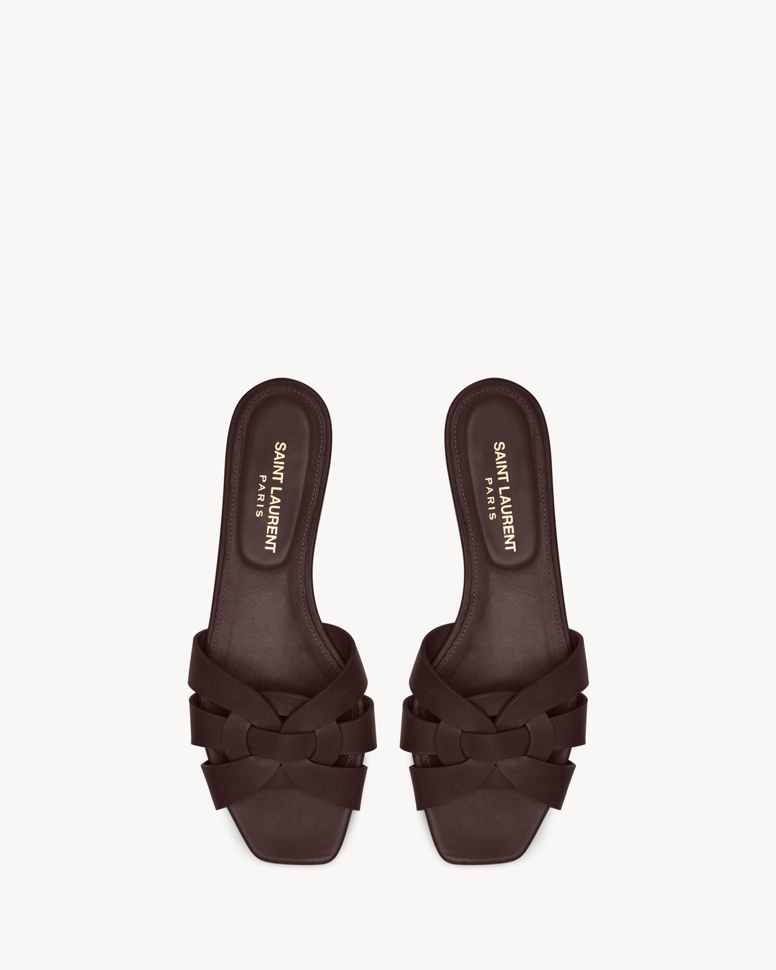 tribute SANDALS in smooth leather in Brown | Saint Laurent | YSL EN-US | Saint Laurent Inc. (Global)