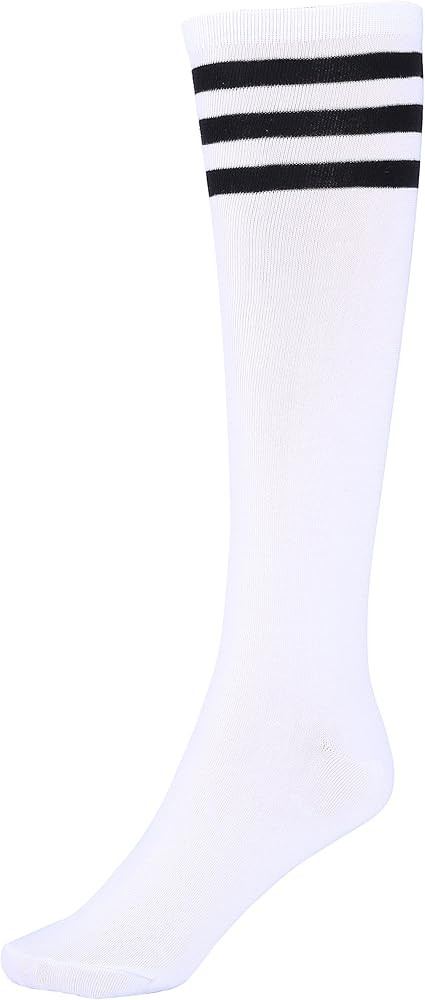 Women's Classic Knee High Striped Socks | Amazon (US)